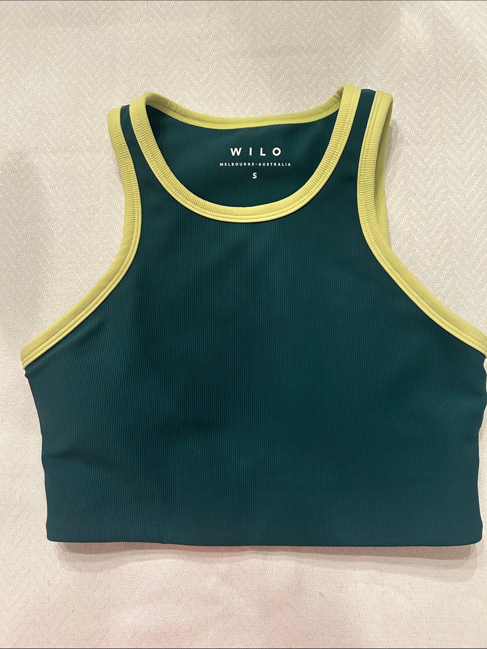 Wilo yoga Pilates small sports bra crop top